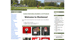 Desktop Screenshot of montanosgolf.com