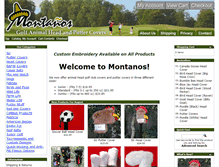 Tablet Screenshot of montanosgolf.com